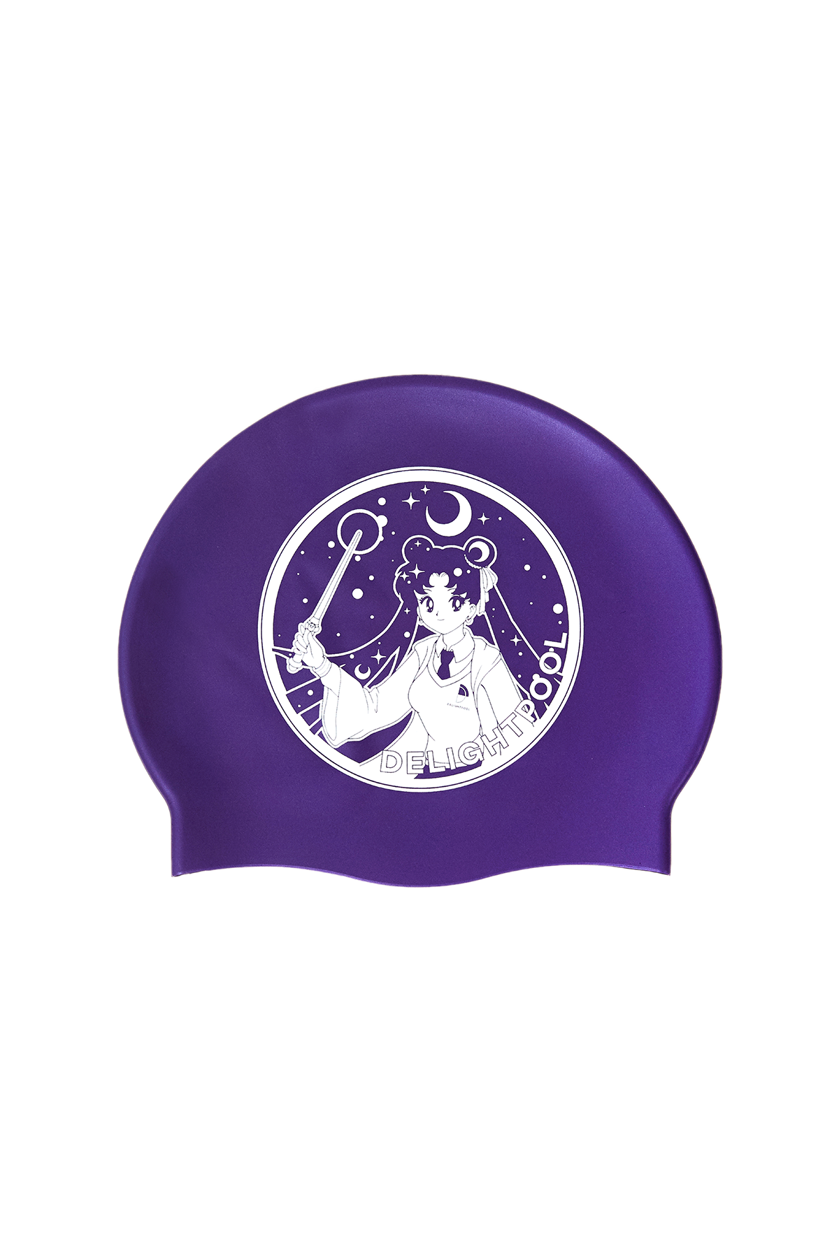 Moon Crystal Power swim cap - Twinkle purple