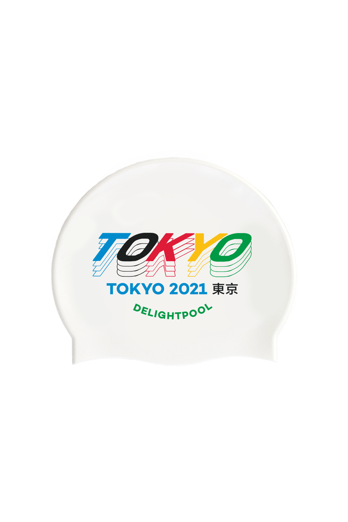 TOKYO 2021 swim cap (Tokyo 2020 Olympic edition) - White