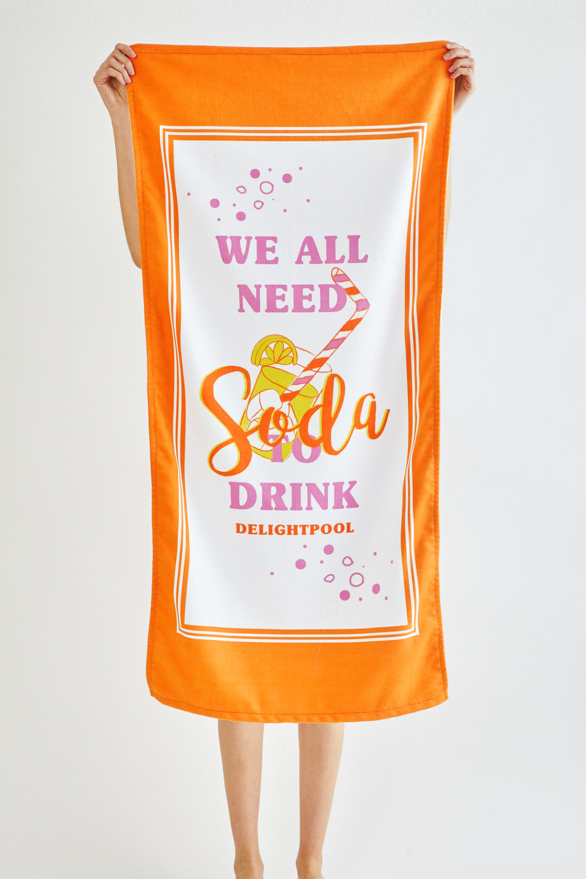Drink Soda beach towel - Orange Soda