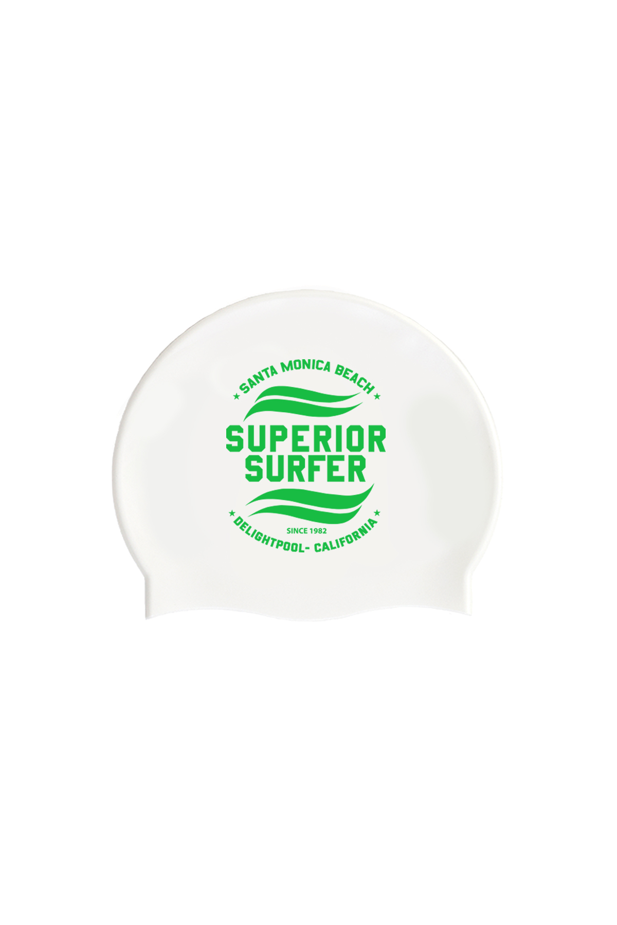 Superior Surfer Swim Cap - Green